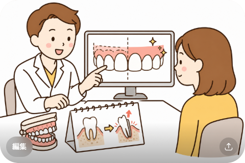気になる部分だけに器具をつけて短期間で治療したい