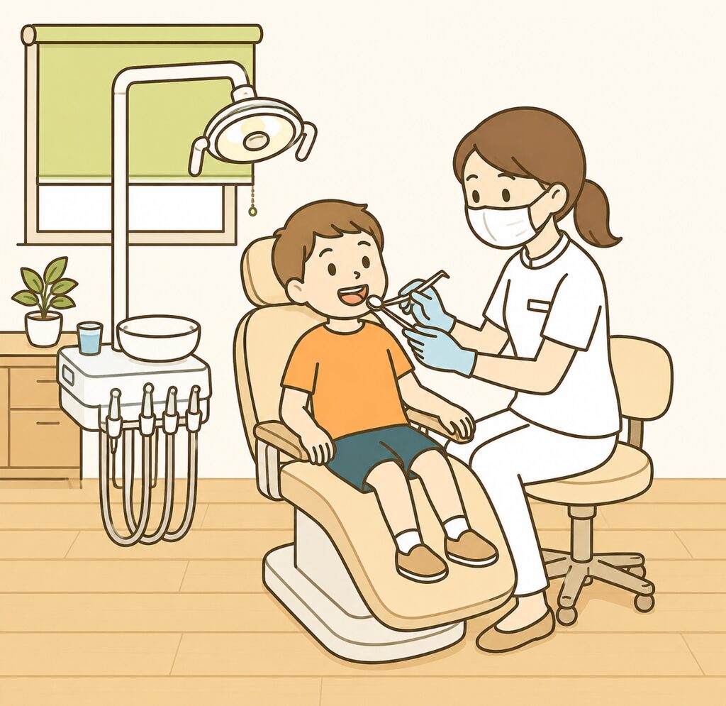 子どもがリラックスして受ける検診｜豊中のこむら小児歯科・矯正歯科